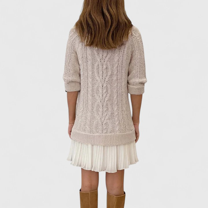 Ashlyndora – Elegantní svetrové šaty