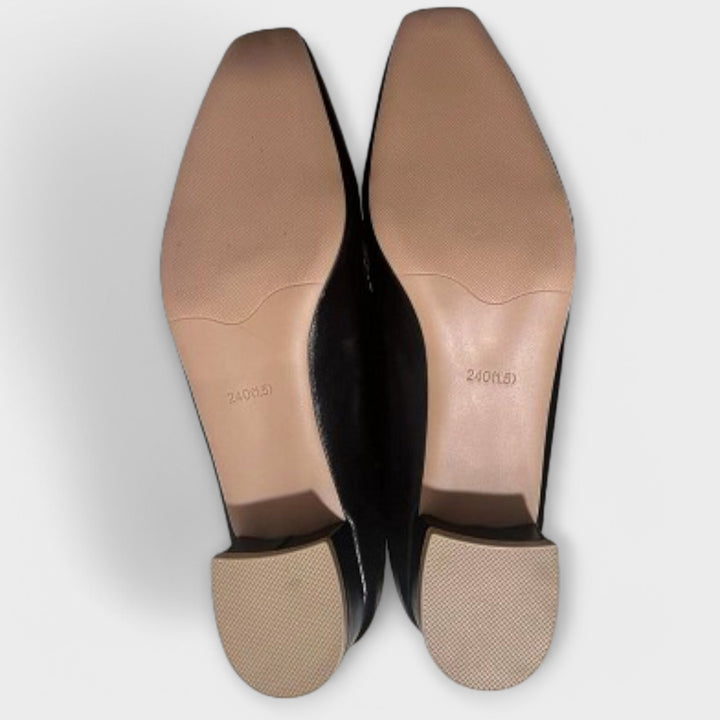 Monika – Elegantní dámské mokasíny na podpatku