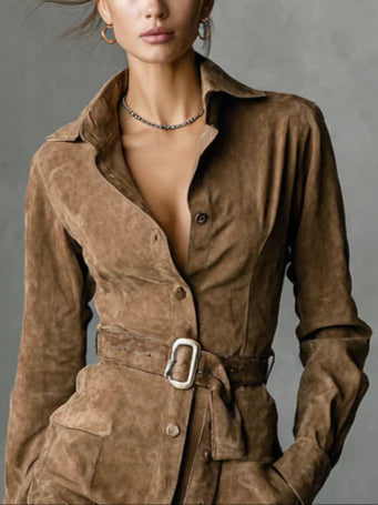 Anna | Midi šaty s dlouhými rukávy